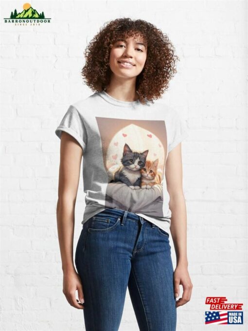 004 Cute Cats Classic T-Shirt Unisex