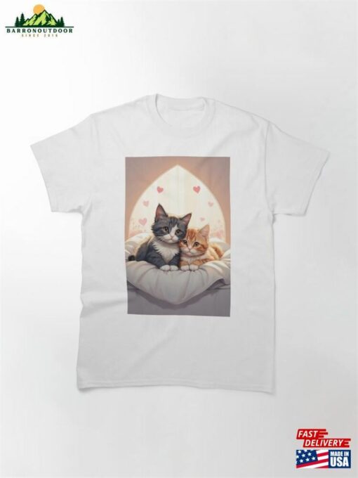 004 Cute Cats Classic T-Shirt Unisex