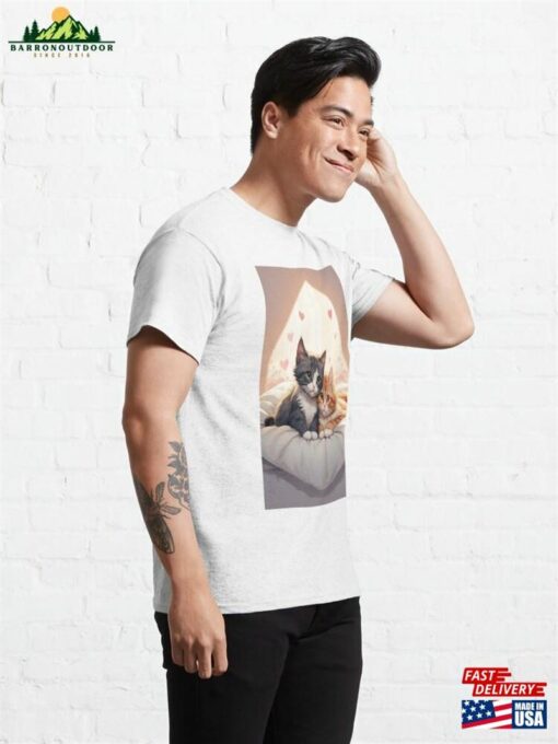 004 Cute Cats Classic T-Shirt Unisex