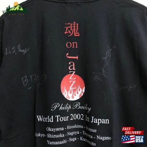 00S Philip Bailey World Tour 2002 In Japan T-Shirt Sweatshirt