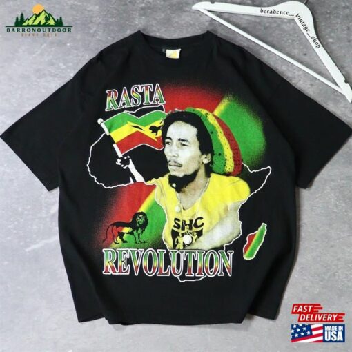 00S Vintage Bob Marley Rasta Revolution Black T-Shirt Mens Size M 2001 Graphic Tee Y2k Vtg Merch Rap Hip Hop Rare Print Promo Reggie Jamaica Sweatshirt