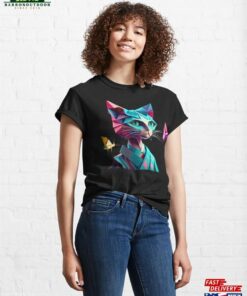 1 Cat In Paper Art Style Newest T Classic T-Shirt 1 Cat In Paper Art Style Newest T Classic T-Shirt