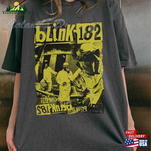 182 World Tour 2023 Shirt Comfort Blink T-Shirt Band Tee Classic Sweatshirt