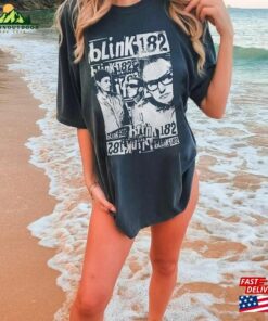 182 World Tour 2023 Shirt Vintage Blink Tshirt Arrow Smiley Tee Hoodie Sweatshirt
