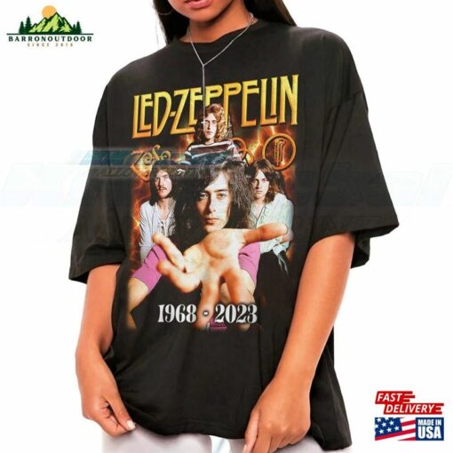 1968 – 2023 Led Zeppelin Thank You For The Memories Shirt 19682023 Tribute To Eternal Crewneck 1409Tvf1 Unisex Hoodie