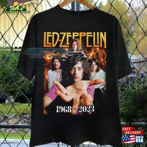 1968 – 2023 Led Zeppelin Thank You For The Memories Shirt 19682023 Tribute To Eternal Crewneck 1409Tvf1 Unisex Hoodie