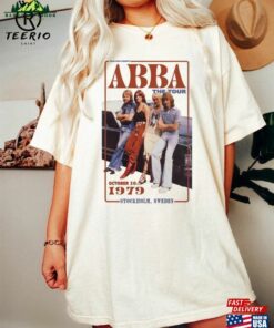 1979 Vintage Abba Tee T-Shirt The Tour Classic