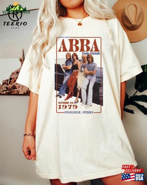 1979 Vintage Abba Tee T-Shirt The Tour Classic