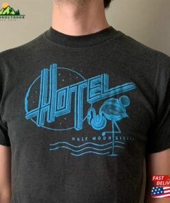 1980 Hotel Half Moon Silver Rare Birmingham Alabama Band Tee Vintage 80’S 1980S Power Pop Soft Rock Music T Shirt Size Small Medium Hoodie Sweatshirt