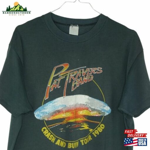 1980 Pat Travers Band Crash And Burn Tour Vintage T-Shirt Vtg Bandshirt Original Authentisch 80S Sweatshirt Unisex