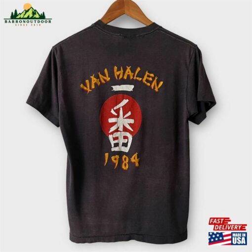 1984 Van Halen Vintage Band Tour Rock Tee Shirt Unisex Sweatshirt