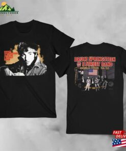 1985 Bruce Springsteen Tour Shirt E Street Band 2023 Old School Tee Hoodie Sweatshirt