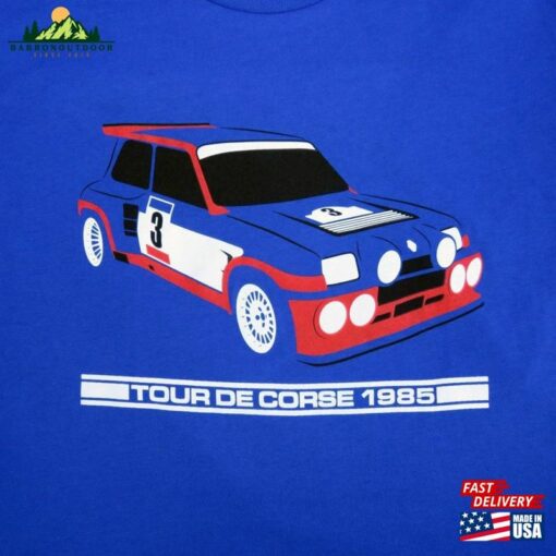 1985 Renault R5 Maxi Turbo Corsica Rally Race Winner T-Shirt Classic