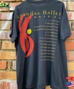 1986 Spandau Ballet December Tour Vintage T-Shirt True Classic 1986 Spandau Ballet December Tour Vintage T-Shirt True Classic