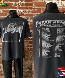 1988 Bryan Adams European Tour T-Shirt Vintage 80S Tee Super Soft Single Stitch Xl 23 X 27 5 Classic Unisex 1988 Bryan Adams European Tour T-Shirt Vintage 80S Tee Super Soft Single Stitch Xl 23 X 27 5 Classic Unisex