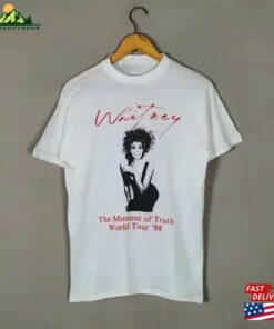 1988 Whitney Houston The Moment Of Truth Tour T-Shirt T Unisex 1988 Whitney Houston The Moment Of Truth Tour T-Shirt T Unisex