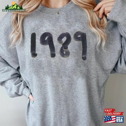 1989 Music Album Sweatshirt 2023 Vintage Concert Shirt Merch Inspired Tshirt Classic Unisex