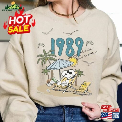 1989 Taylor Version Snoopy Sweatshirt Shirt Eras Tour Classic