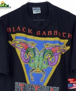 1990 Black Sabbath Tyr Europe Tour Vintage T-Shirt Vtg Bandshirt Original Hoodie