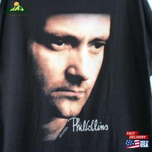 1990 Phil Collins World Tour T-Shirt Vintage Sweatshirt Hoodie