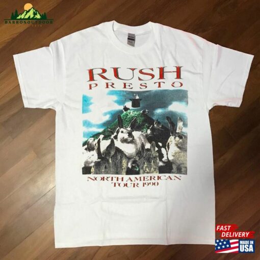 1990 Rush Presto North American Tour T-Shirt Sold Out Sweatshirt Hoodie