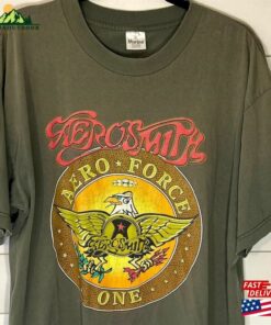 1990S Aerosmith World Tour Tee Hunter Green Band Unisex Classic