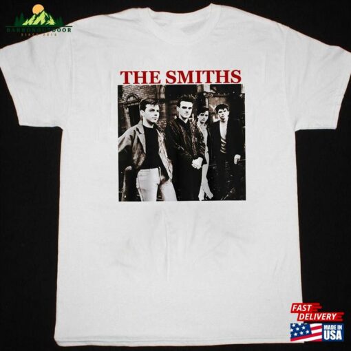 1990S The Smiths Vintage Rock Concert Tour White T-Shirt Sweatshirt Tank Top Hoodies Unisex Size S 4Xl Adult High Quality Best Gift Hoodie