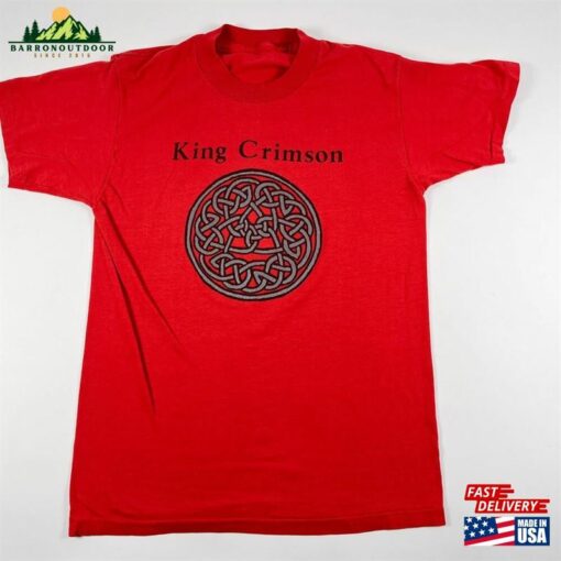 1990’S Vintage King Crimson Discipline T-Shirt Sweatshirt Unisex