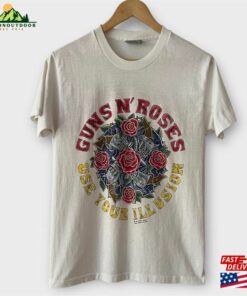 1991 Guns N Roses Use Your Illusion Vintage Tour Band Rock Tee Shirt Hoodie Classic 1991 Guns N Roses Use Your Illusion Vintage Tour Band Rock Tee Shirt Hoodie Classic