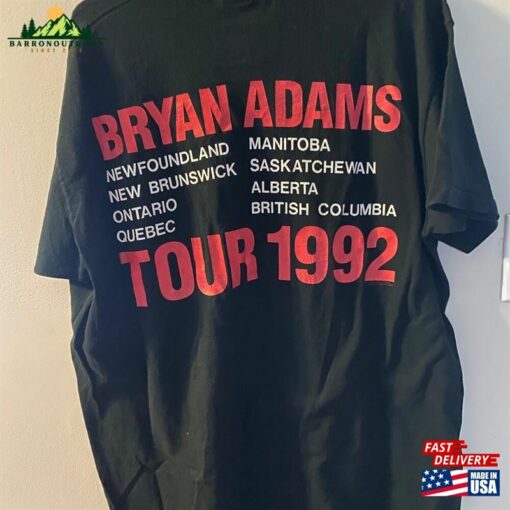 1992 Bryan Adams Xl Sweatshirt Classic