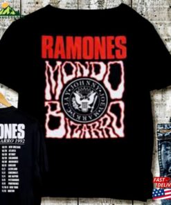 1992 Ramones Mondo Bizzaro Tour Shirt Vintage Unisex Gift Fans Band Hoodie 1992 Ramones Mondo Bizzaro Tour Shirt Vintage Unisex Gift Fans Band Hoodie