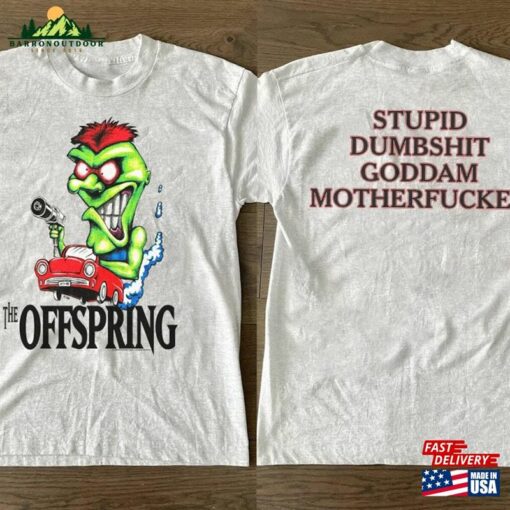 1995 The Offspring Album Music Graphic T-Shirt Vtg 90S Punk Rock Band Tour Concert Shirt Unisex Classic