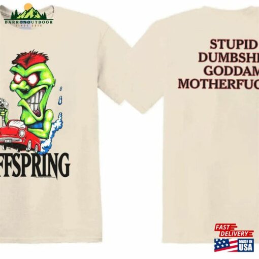 1995 The Offspring Album Music Graphic T-Shirt Vtg 90S Punk Rock Band Tour Concert Shirt Unisex Classic