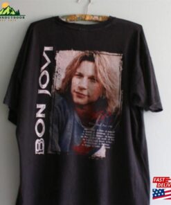 1996 Bon Jovi T-Shirt Vintage T Shirt Sweatshirt Classic