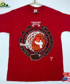 1996 Chicago Bulls 4 Time Nba Champions Vintage T-Shirt Classic Unisex