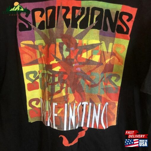 1996 Scorpions Pure Instinct Tour Vintage T-Shirt Unisex