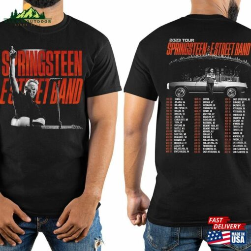 2 Side Bruce Springsteen And E Street 2023 Tour Shirt Fan Gift Classic T-Shirt