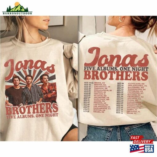 2 Side Jonas Brothers I Love Hotdads Shirt Tour 2023 Sweatshirt Hoodie Classic