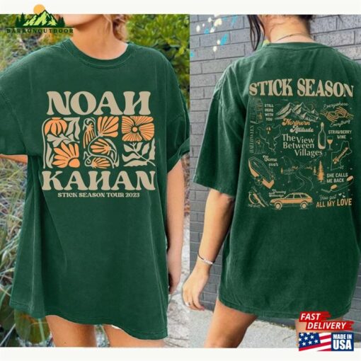 2 Side Stick Season Tour 2023 Shirt Noah Kahan Unisex Sweatshirt