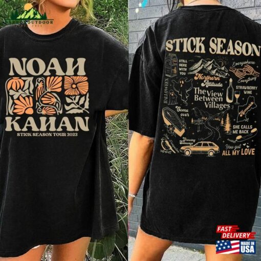 2 Side Stick Season Tour 2023 Shirt Noah Kahan Unisex Sweatshirt