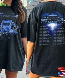 2 Sided 2023 Rauw Alejandro Saturno World Tour Sweatshirt Album T-Shirt Hoodie Classic 2 Sided 2023 Rauw Alejandro Saturno World Tour Sweatshirt Album T-Shirt Hoodie Classic