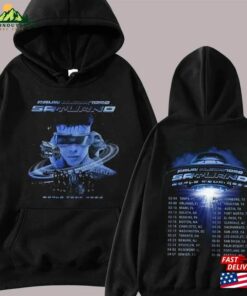2 Sided 2023 Rauw Alejandro Saturno World Tour Sweatshirt Album T-Shirt Hoodie Classic 2 Sided 2023 Rauw Alejandro Saturno World Tour Sweatshirt Album T-Shirt Hoodie Classic