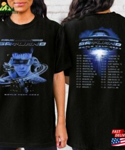 2 Sided 2023 Rauw Alejandro Saturno World Tour Sweatshirt Album T-Shirt Hoodie Unisex 2 Sided 2023 Rauw Alejandro Saturno World Tour Sweatshirt Album T-Shirt Hoodie Unisex