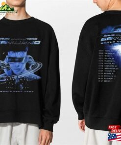 2 Sided 2023 Rauw Alejandro Saturno World Tour Sweatshirt Album T-Shirt Hoodie Unisex 2 Sided 2023 Rauw Alejandro Saturno World Tour Sweatshirt Album T-Shirt Hoodie Unisex