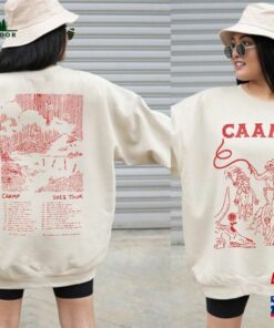 2 Sided 2023 Tour Vintage Caamp Shirt Merch T-Shirt Mountain Valley Tee Sweatshirt Unisex