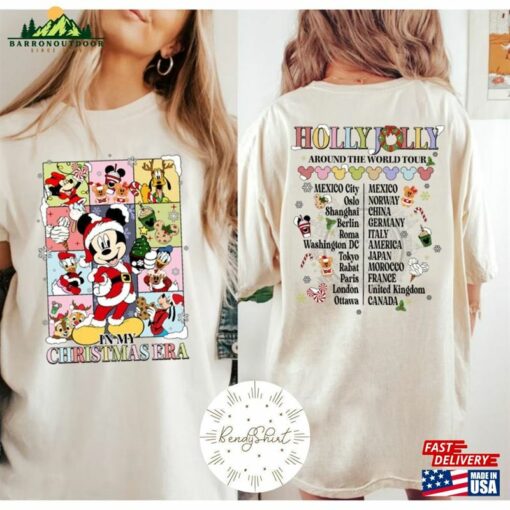 2 Sided Disney In My Christmas Era Shirt Mickey T-Shirt Hoodie