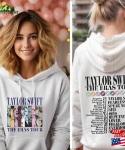 2 Sided Eras Tour Hoodie Swiftie Merch Taylor Shirt T-Shirt