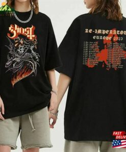 2 Sided Ghost Model Five Eu Tour Tee Band 2023 Merch Shirt Hoodie T-Shirt 2 Sided Ghost Model Five Eu Tour Tee Band 2023 Merch Shirt Hoodie T-Shirt