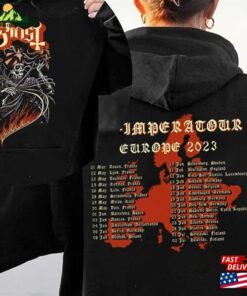 2 Sided Ghost Model Five Eu Tour Tee Band 2023 Merch Shirt Hoodie T-Shirt 2 Sided Ghost Model Five Eu Tour Tee Band 2023 Merch Shirt Hoodie T-Shirt