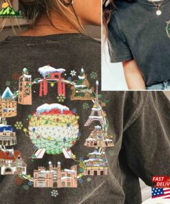 2 Sided Joy To The World Disney Christmas Shirt Epcot Tour T-Shirt Unisex 2 Sided Joy To The World Disney Christmas Shirt Epcot Tour T-Shirt Unisex